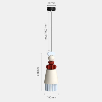 Подвесной светильник Svoy Design Dama  (Бренд Svoy Design, серия Дама) арт. LFLDM-LCR